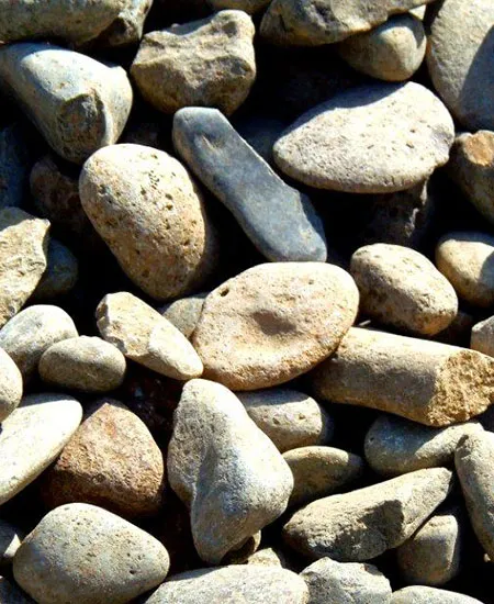 Close-up of river rock